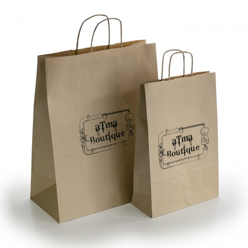 Popieriniai Maišeliai Suktomis Rankenėlėmis 10